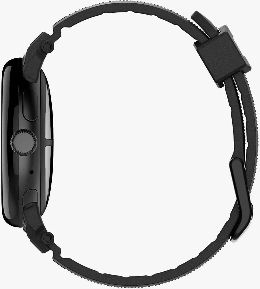 Spigen Patvarus dirželis, matinis juodas – Google Pixel Watch 5/4/3 41 mm/2/1 (AMP07556)
