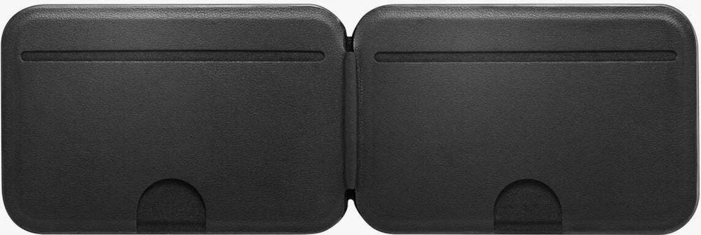 Spigen Plona sulankstoma MagSafe piniginė su trikojumi, skirta 3 kortelėms, juoda