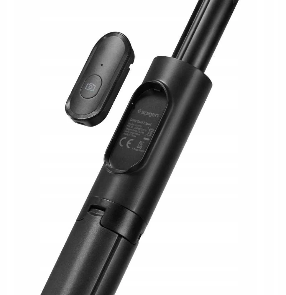 Spigen S541W Bluetooth asmenukių lazda štatyvas juodos spalvos