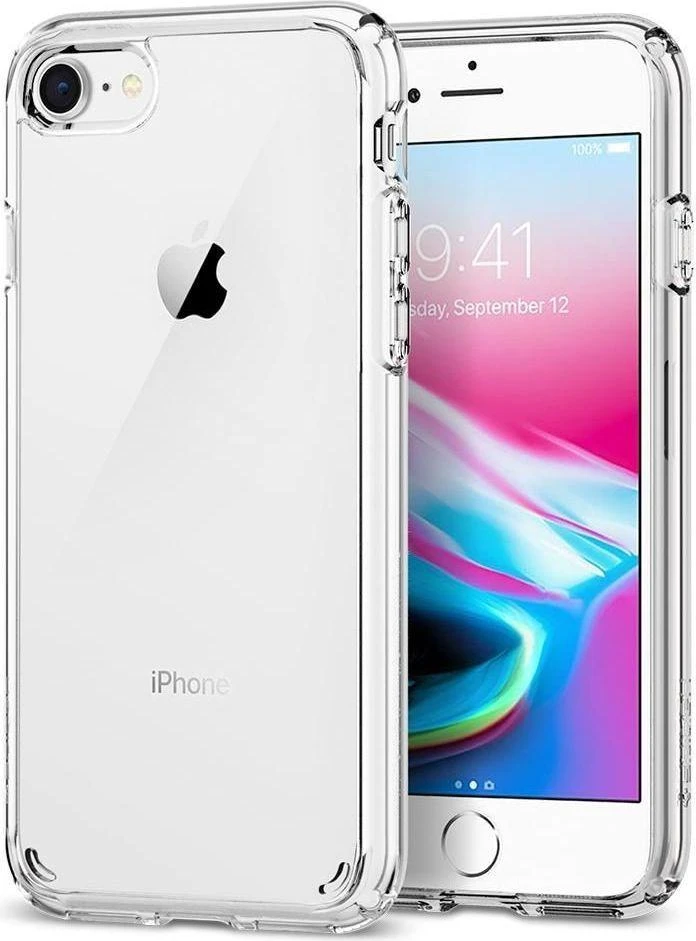 Spigen Ultra Hybrid dėklas skirtas Apple iPhone 7 / 8 / SE (2022/2020), spalva - Crystal Clear