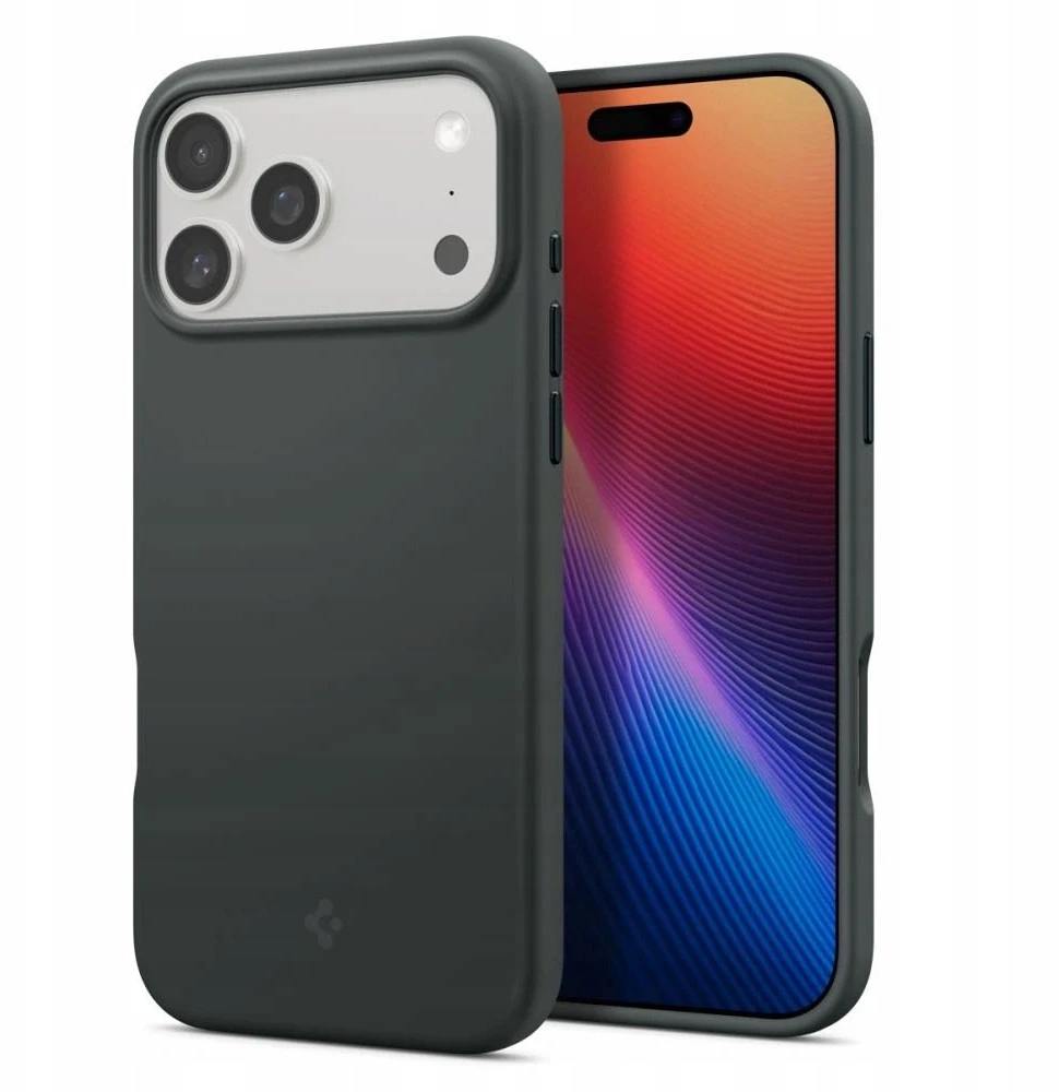 Dėklas Spigen Silicone Fit MagSafe, abyss žalias - iPhone 17 Pro Max