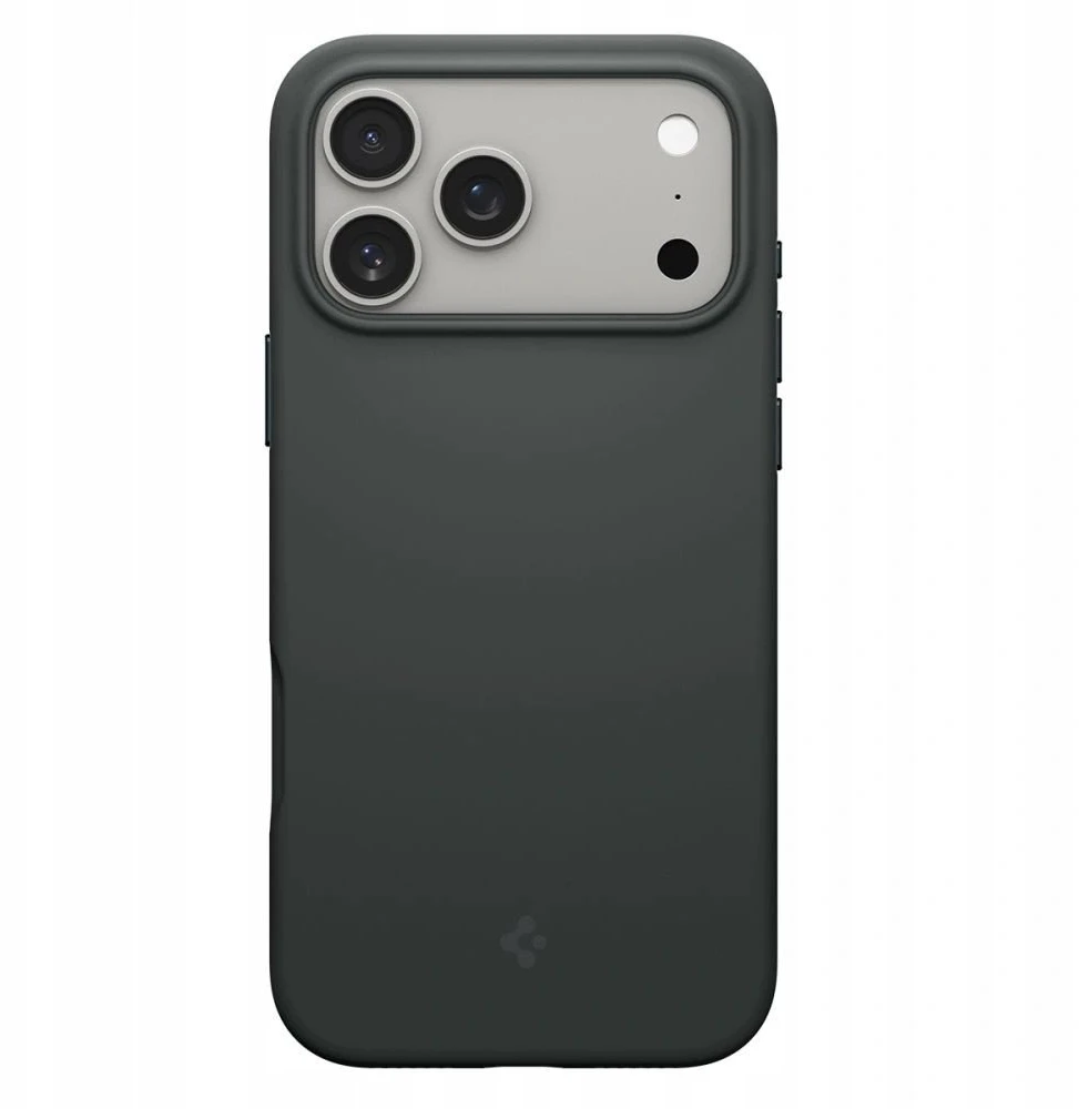 Dėklas Spigen Silicone Fit MagSafe, abyss žalias - iPhone 17 Pro Max