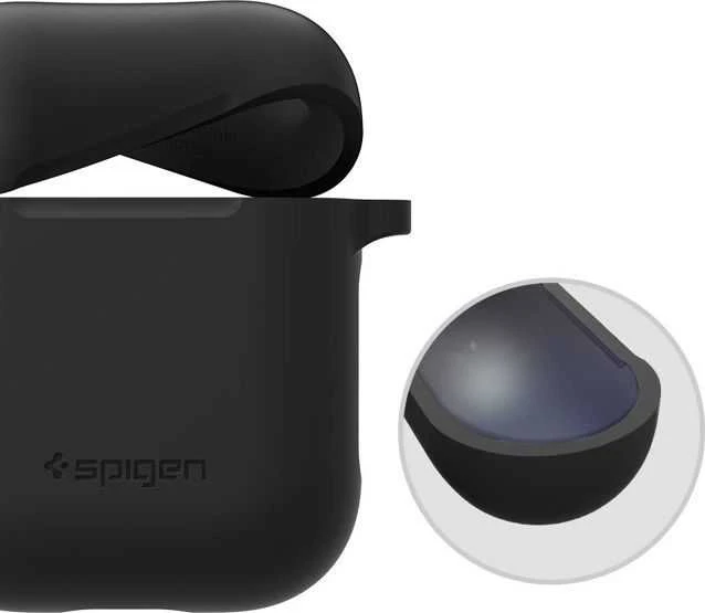 Spigen silikoninis dėklas, juodos spalvos – AirPods 1/2019