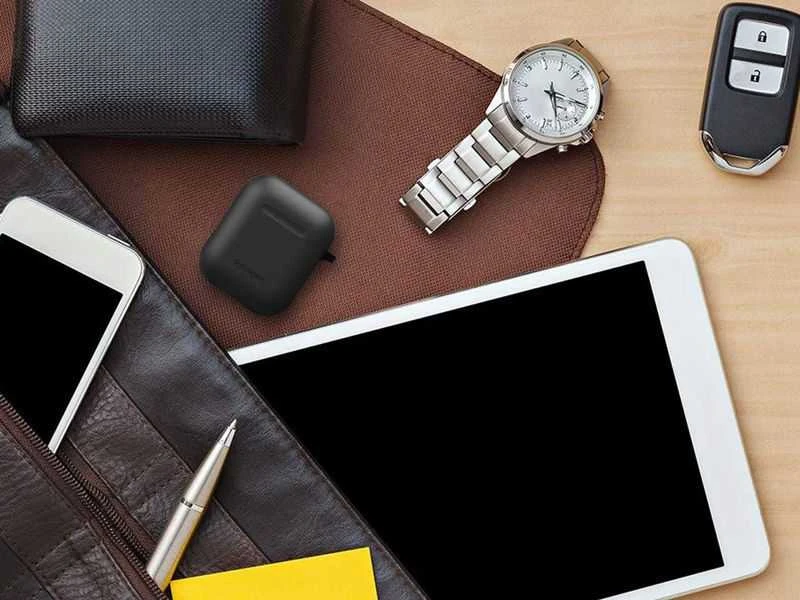 Spigen silikoninis dėklas, juodos spalvos – AirPods 1/2019