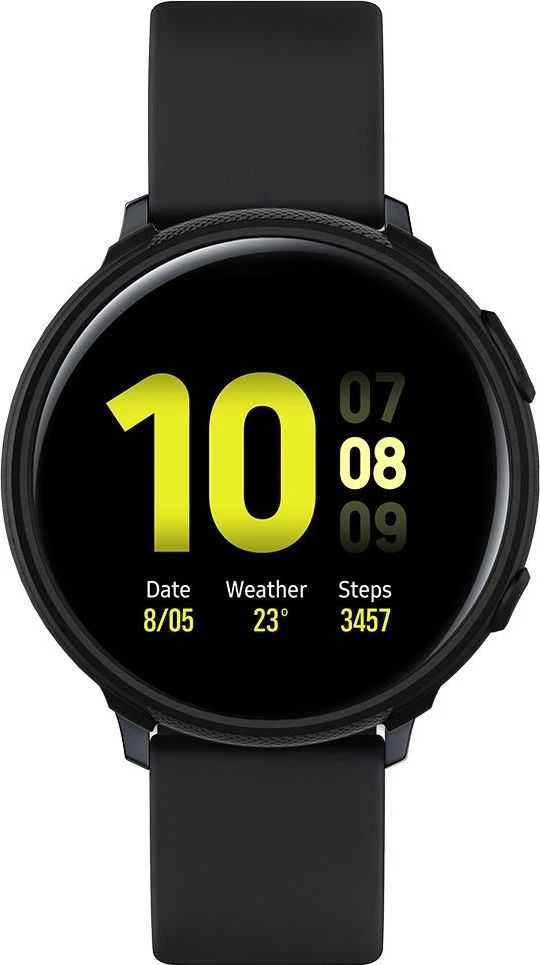 „Spigen Liquid Air“, matinis juodas - „Samsung Galaxy Watch Active2 40mm“