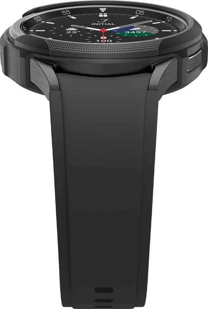 „Spigen Liquid Air®“ dėklas, skirtas „Samsung Galaxy Watch 6 Classic“ 47 mm (juodas)