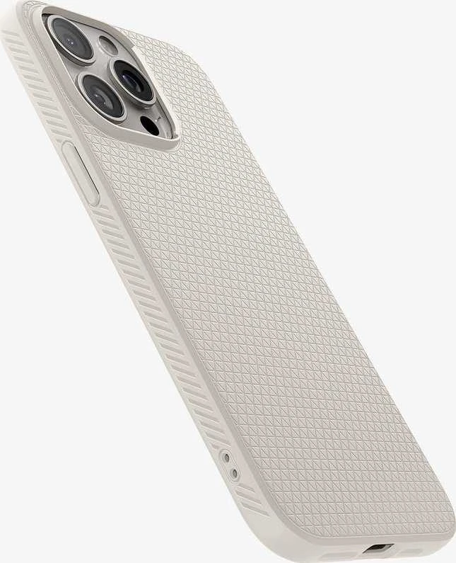 Dėklas „Spigen Liquid Air“, natūralus titanas – „Apple iPhone 15 Pro“
