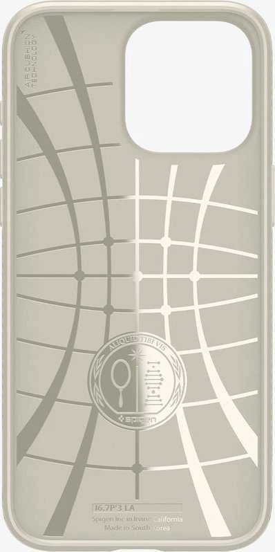 Dėklas „Spigen Liquid Air“, natūralus titanas – „Apple iPhone 15 Pro“