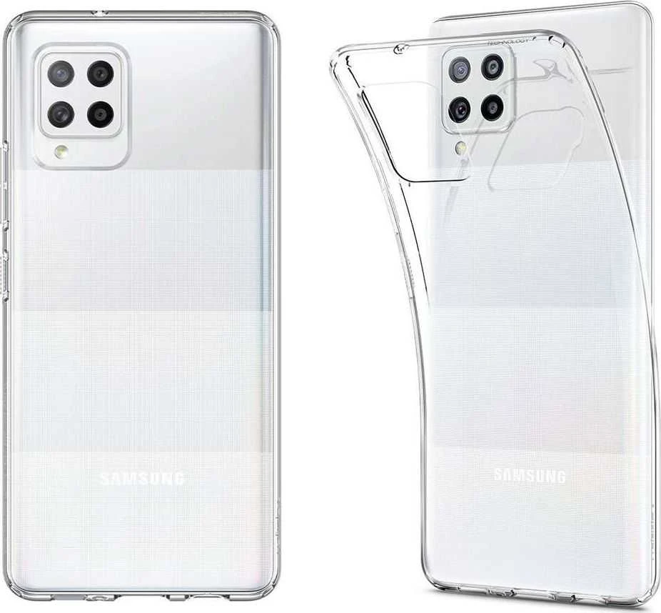 Dėklas SPIGEN SKYSTŲJŲ KRISTALŲ SAMSUNG A42 5G CLEAR