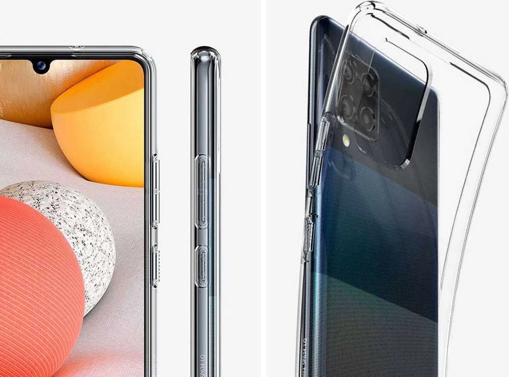 Dėklas SPIGEN SKYSTŲJŲ KRISTALŲ SAMSUNG A42 5G CLEAR