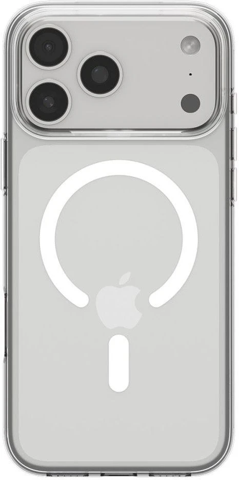 Spigen Liquid Crystal MagSafe dėklas skirtas Apple iPhone 17 Pro – skaidrus and baltos spalvos