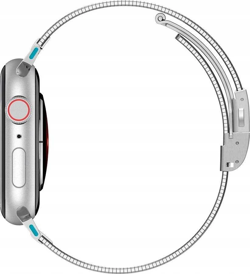 Spigen Sleek Link, sidabrinis - Apple Watch 49mm/46mm/45mm/44mm/42mm