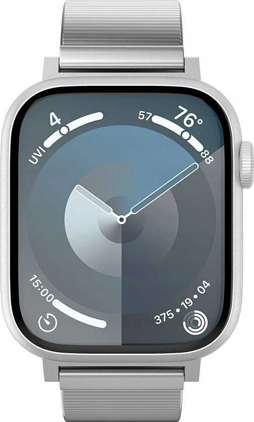 Spigen Sleek Link, sidabrinis - Apple Watch 49mm/46mm/45mm/44mm/42mm