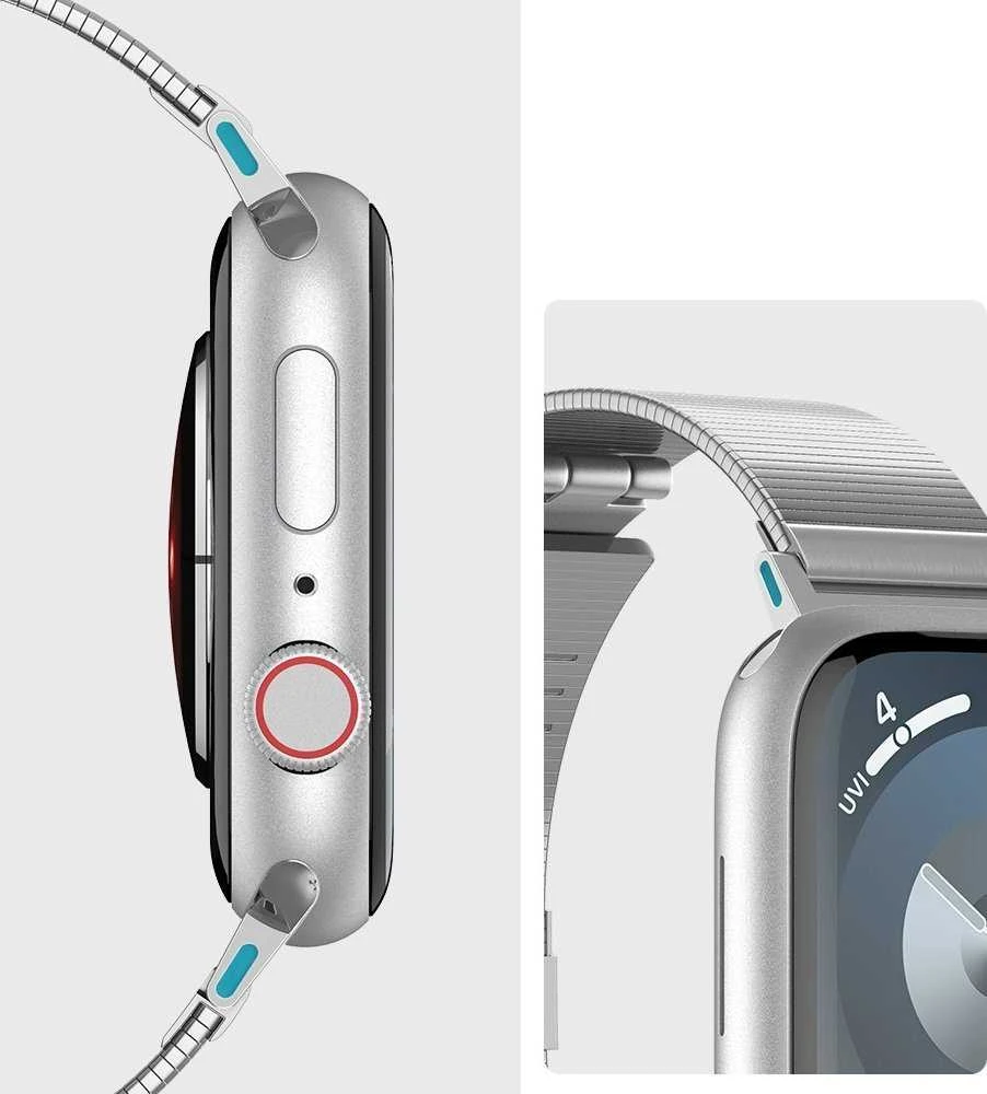 Spigen Sleek Link. sidabrinis - Apple Watch 42mm/41mm/40mm/38mm