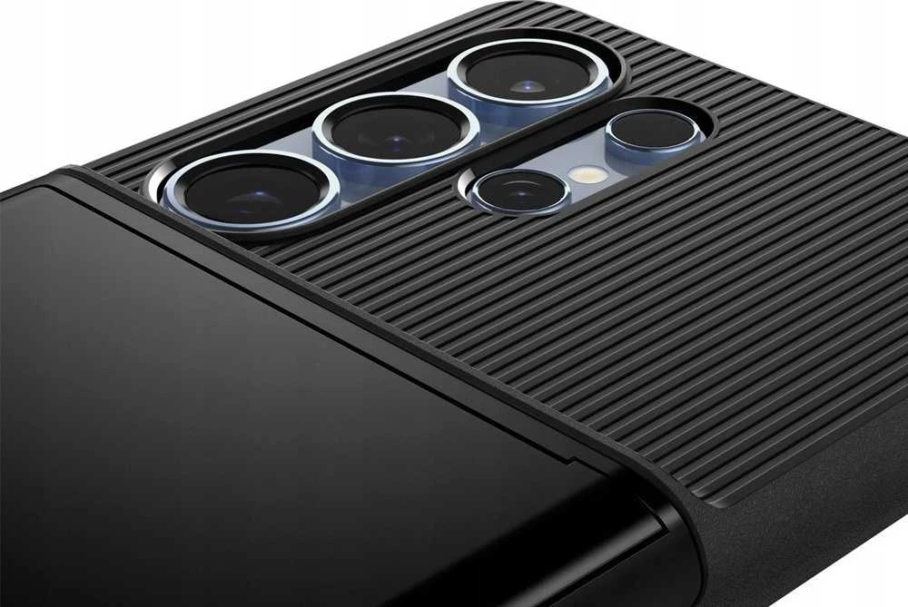 Spigen Slim Armor CS – dėklas skirtas Samsung Galaxy S25 Ultra juodos spalvos