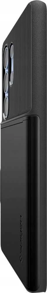 Spigen Slim Armor CS – dėklas skirtas Samsung Galaxy S25 Ultra juodos spalvos