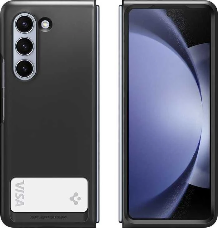 Dėklas Spigen Slim Armor Slot, juodas - Samsung Galaxy Z Fold5