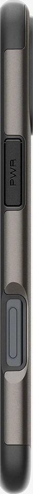 Dėklas Spigen Slim Armor MagSafe, gunmetal - iPhone 16