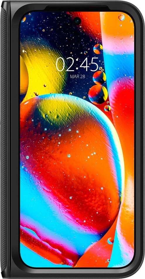 Dėklas Spigen Slim Armor Pro, juodas - Google Pixel 9 Pro Fold