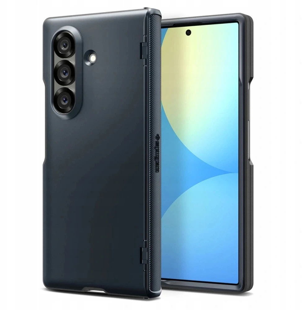 Dėklas „Spigen Slim Armor Pro MagSafe“, metalinis šiferio spalvos – „Samsung Galaxy Z Fold7“
