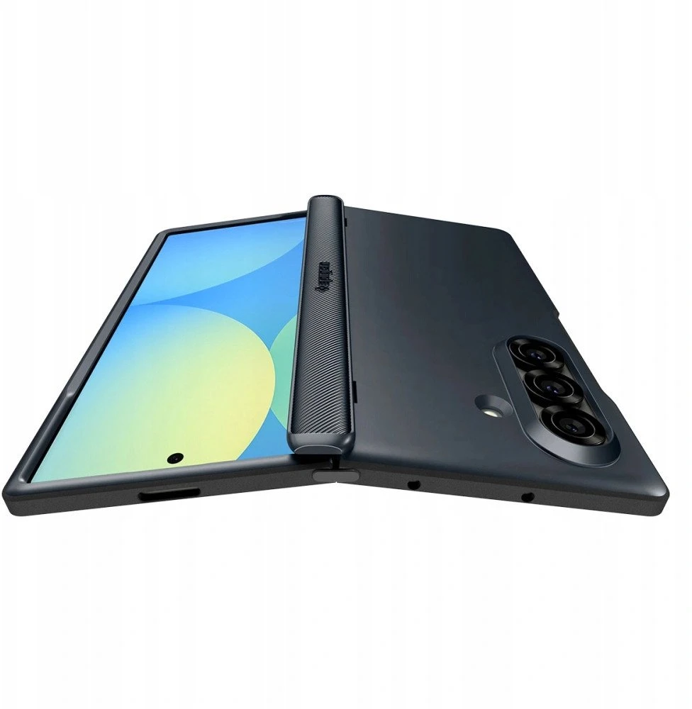 Dėklas „Spigen Slim Armor Pro MagSafe“, metalinis šiferio spalvos – „Samsung Galaxy Z Fold7“