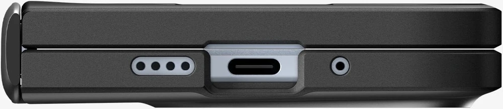 Dėklas Spigen „Slim Armor Pro MagSafe“, juodas – „Google Pixel 10 Pro Fold“