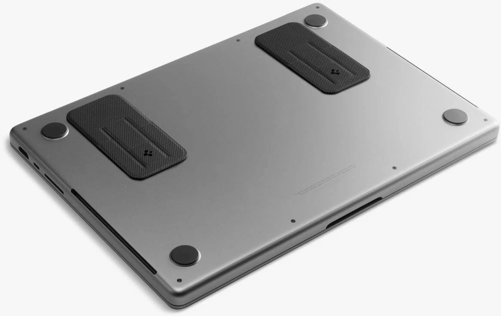 Ergonomiškas stovas Spigen Slimfold Nešiojamas kompiuteris Stand LD201-S2, juodas