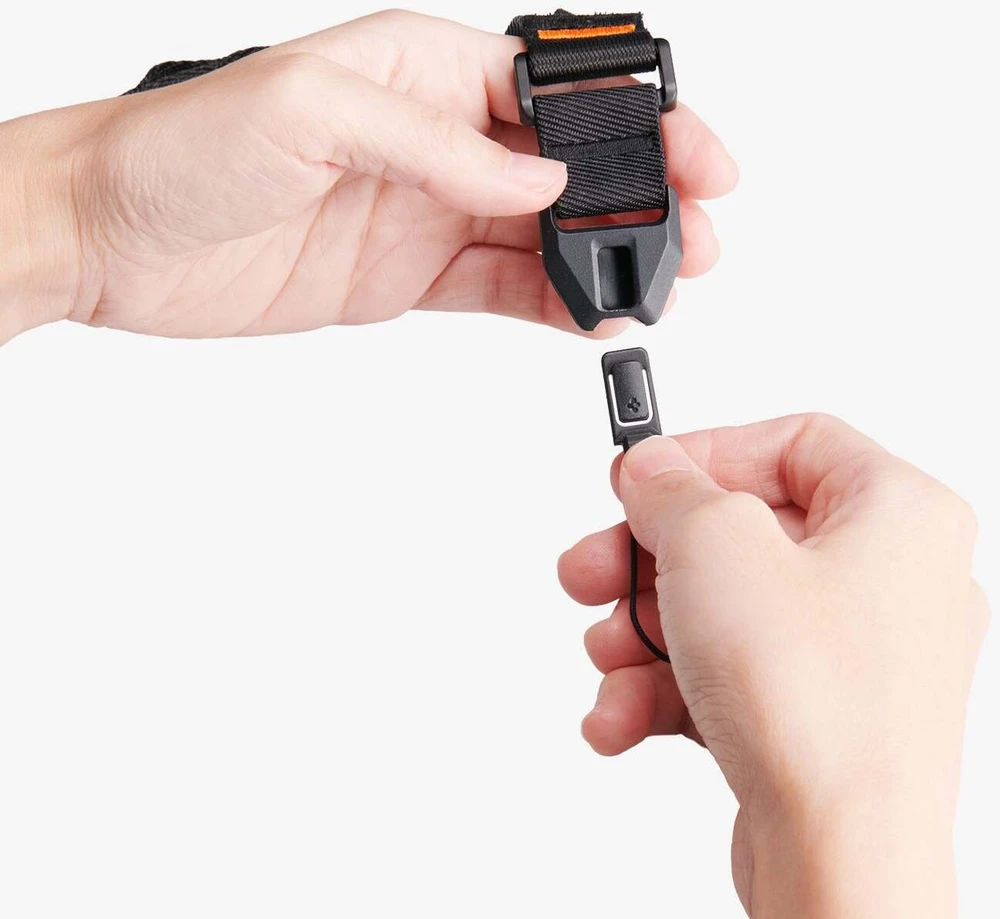 Spigen Universal Wrist Lanyard Strap (Strap 1P) DA30S, juodas