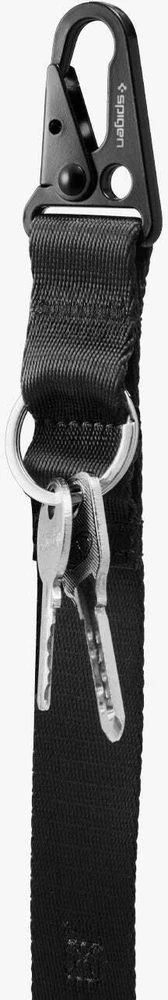 Spigen Universal Wrist Lanyard Strap (Strap 1P) DA30S, juodas