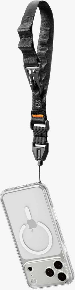 Spigen Universal Wrist Lanyard Strap (Strap 1P) DA30S, juodas