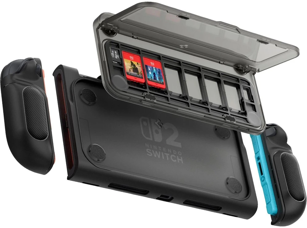 Dėklas Spigen Snap Switch, juodas - Nintendo Switch 2