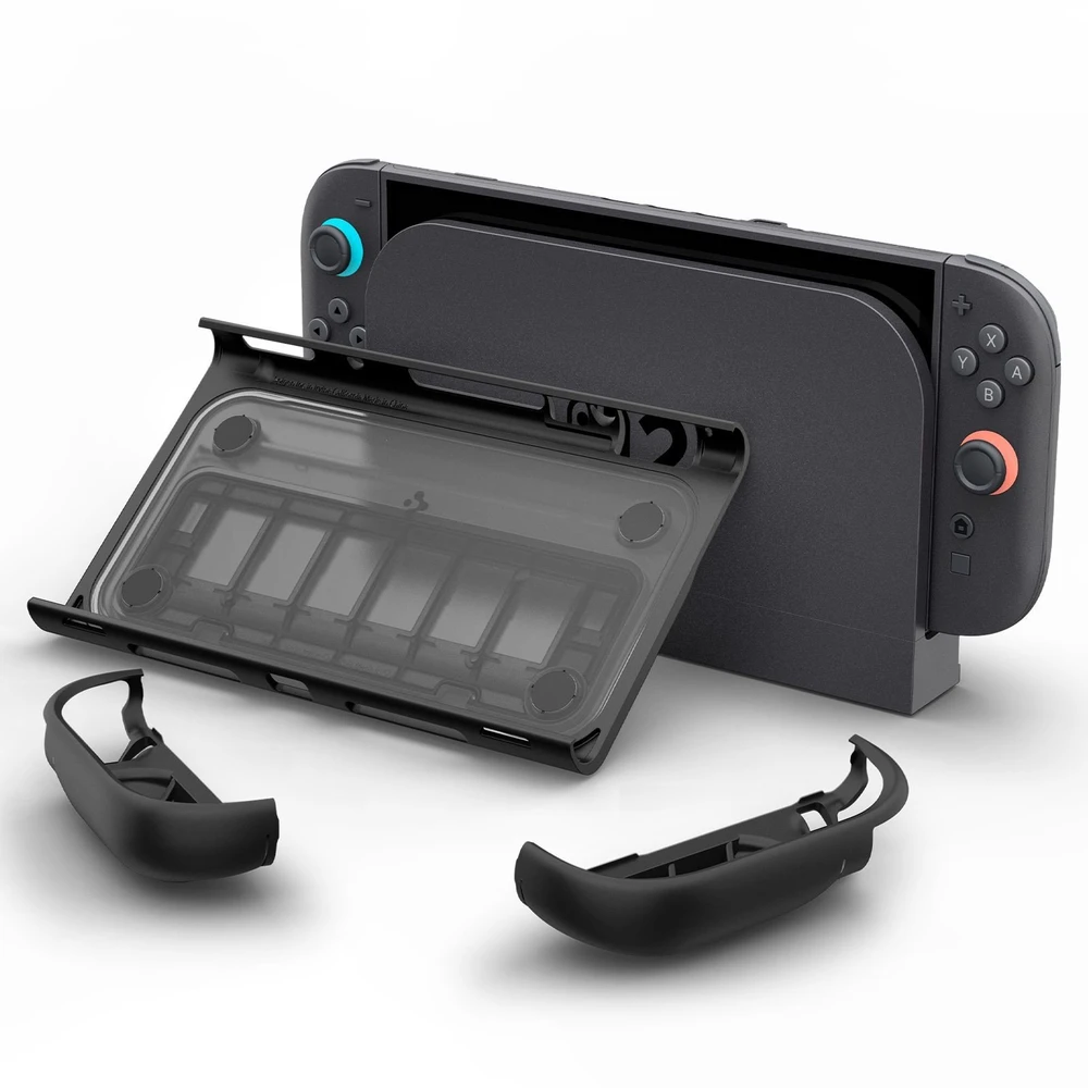 Dėklas Spigen Snap Switch, juodas - Nintendo Switch 2