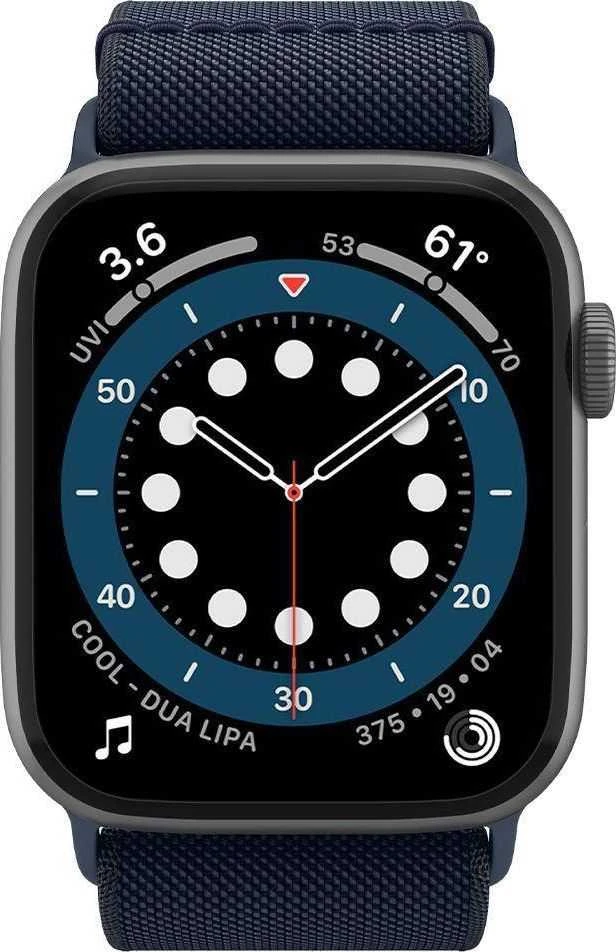 Išmaniojo laikrodžio Apple 4/5/6/7/SE dirželis, Mėlynos spalvos, 42/44mm