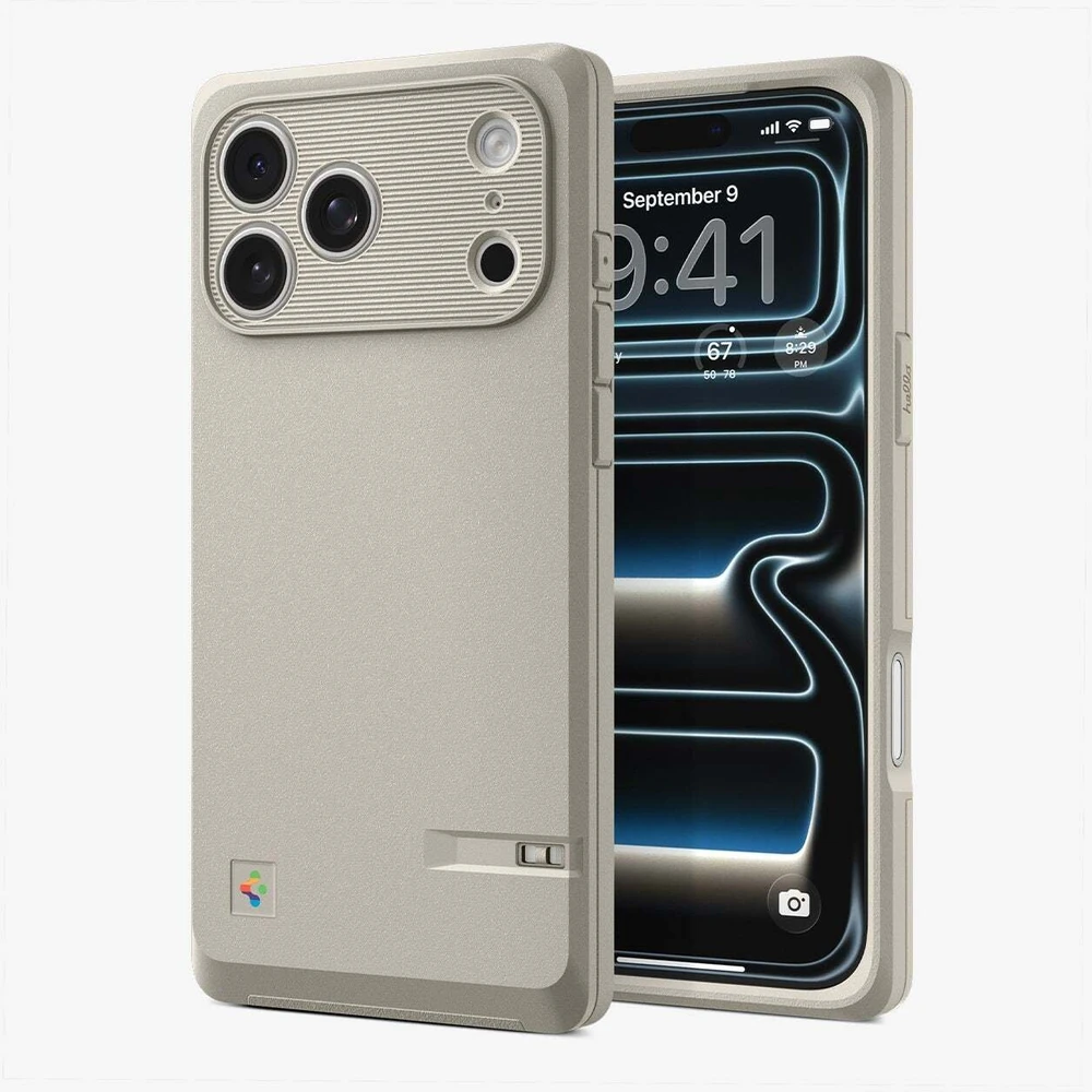 Dėklas Spigen Classic LS MagSafe Case for iPhone 17 Pro - rusvai gelsvas