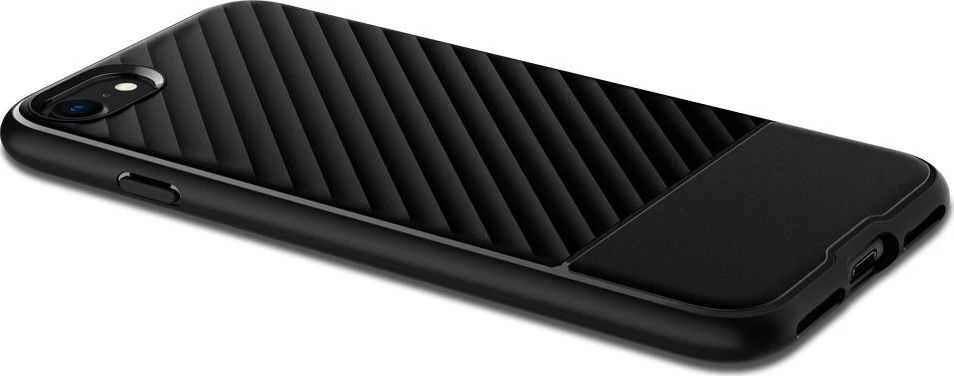 Dėklas Spigen Core Armor, juodas - iPhone SE/8/7