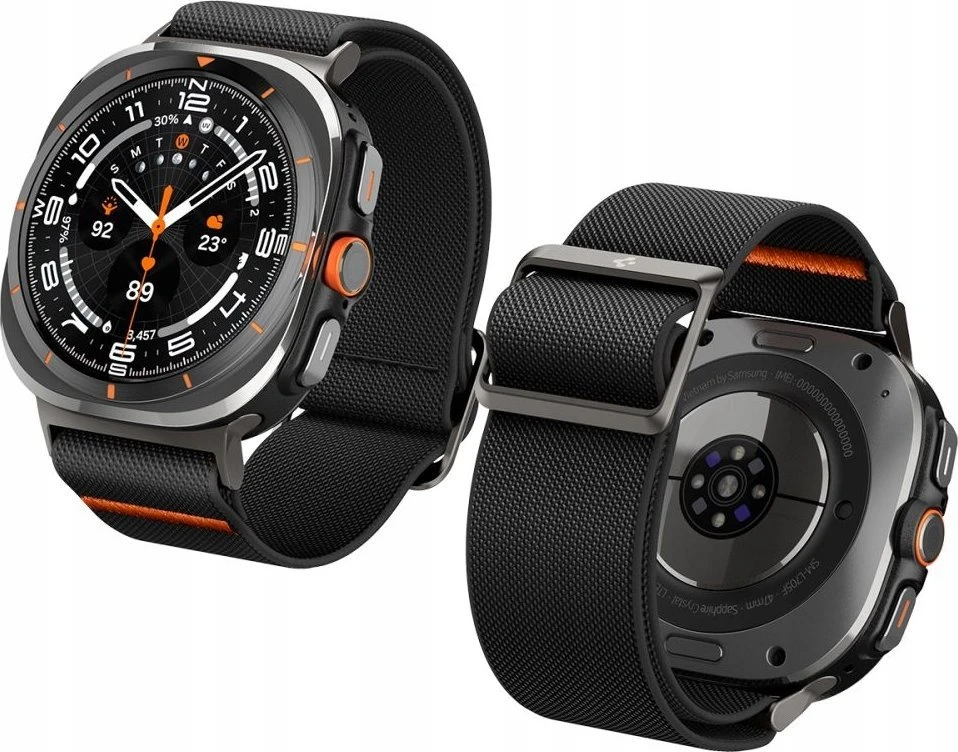 Apyrankė Samsung Galaxy Watch Ultra (47mm) Spigen Fit Lite juodos spalvos