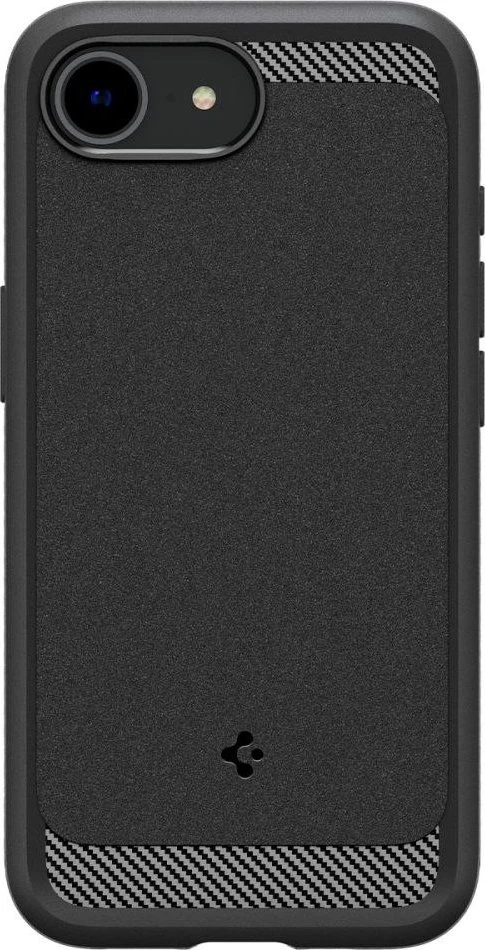 „Spigen Rugged Armor MagSafe“ dėklas, skirtas „iPhone 16e / 17e“ - juodas