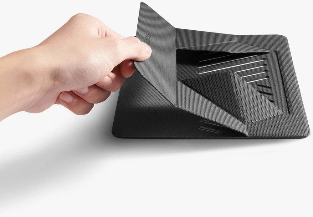 SPIGEN LD201-S6 SLIMFOLD NEŠIOJAMOJO KOMPIUTERIO STOVAS SPACE Pilkas
