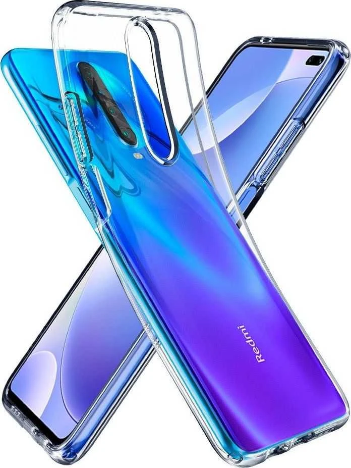 „Spigen“ skystųjų kristalų dėklas „Xiaomi PocophoneX2“ / „Redmi K30 Crystal Clear“ ACS00698