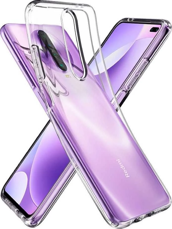 „Spigen“ skystųjų kristalų dėklas „Xiaomi PocophoneX2“ / „Redmi K30 Crystal Clear“ ACS00698