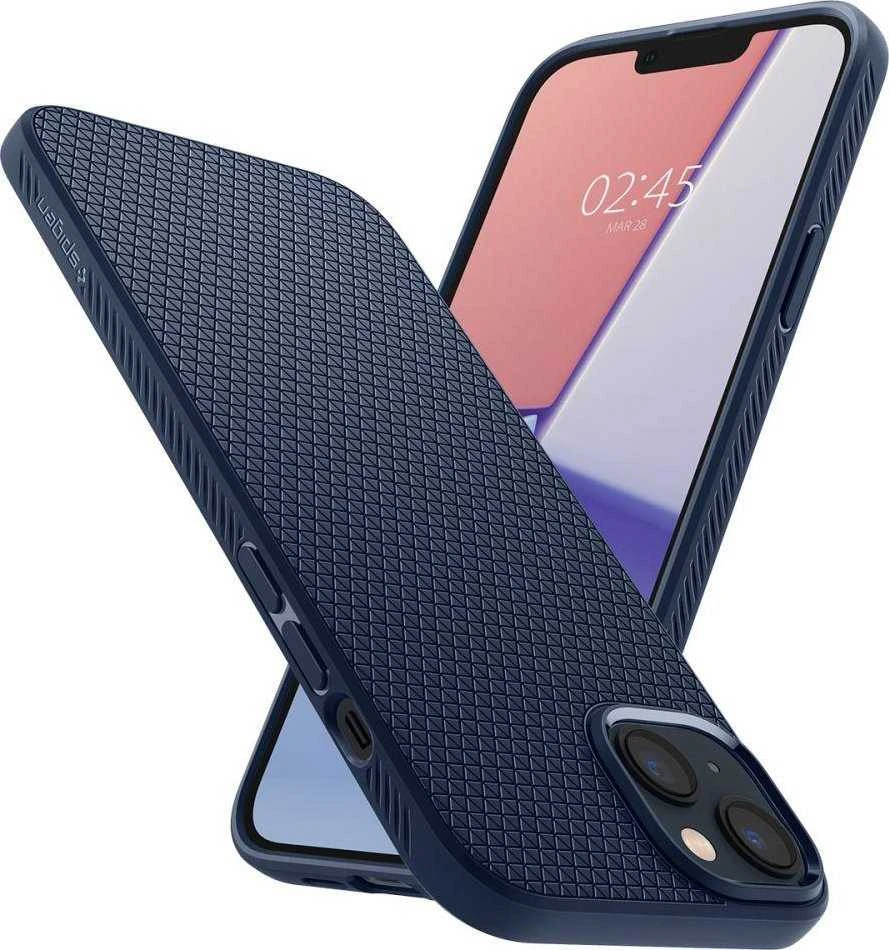 Spigen Liquid Air Apple iPhone 14 Plus dėklas telefonui mėlynos spalvos