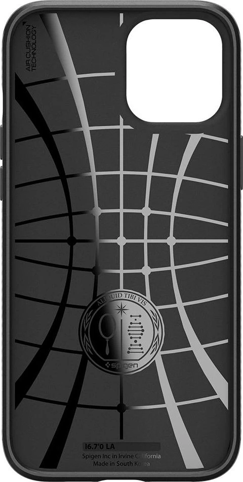 Spigen Liquid Air dėklas skirtas Apple iPhone 12 Pro / 12, spalva - Matte Black