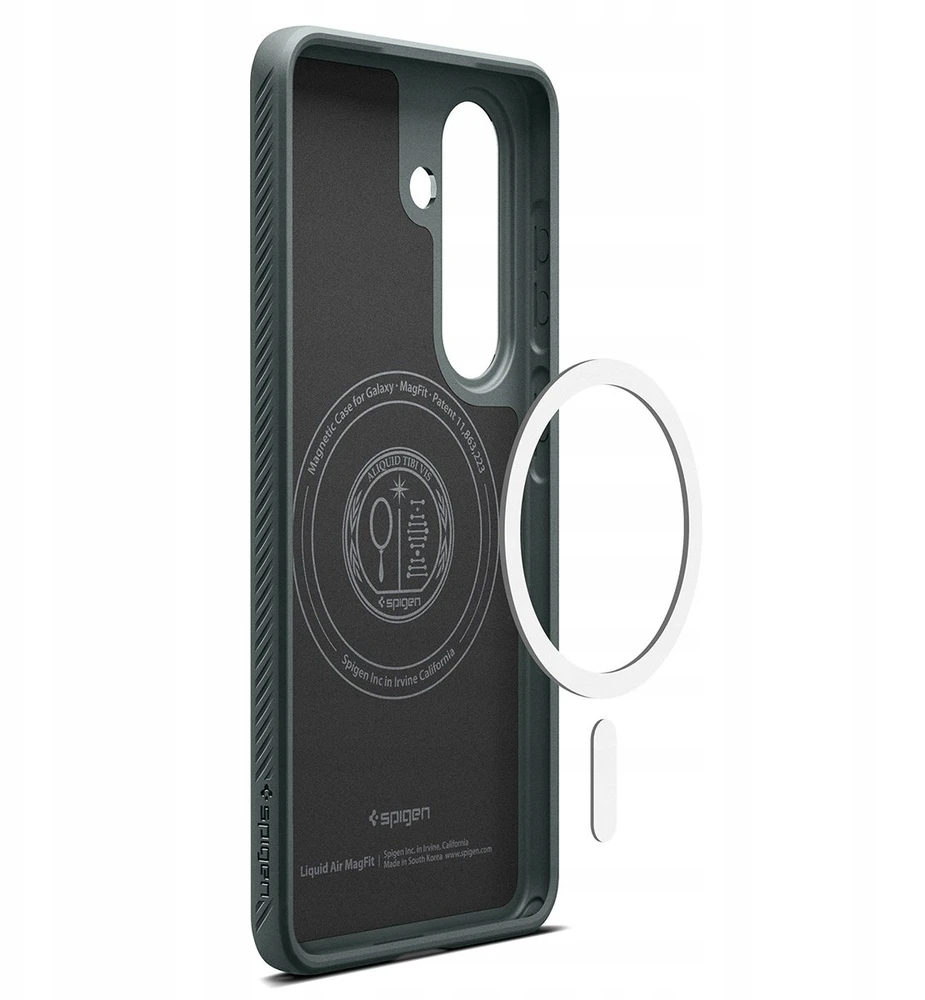 Spigen Liquid Air Mag MagSafe dėklas skirtas Samsung Galaxy S26+ – žalios spalvos