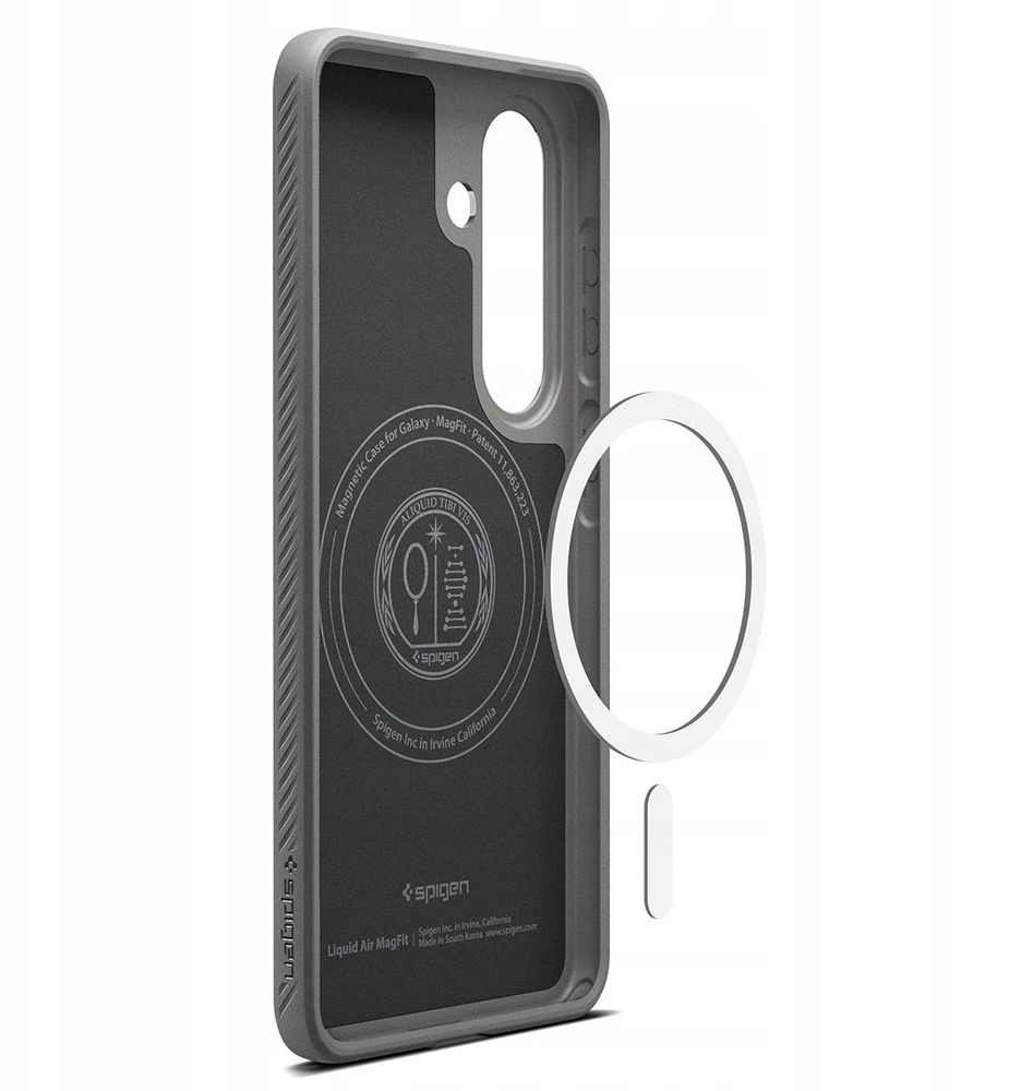 Spigen Liquid Air Mag MagSafe dėklas skirtas Samsung Galaxy S26 – pilkos spalvos