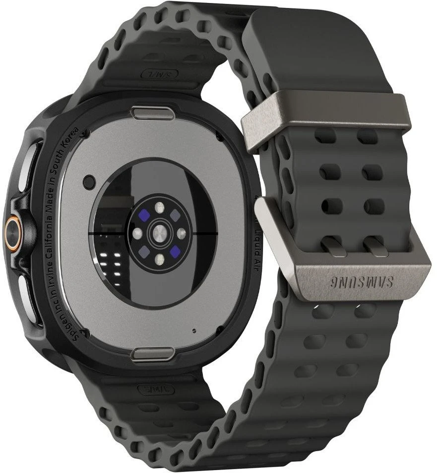 „Spigen Liquid Air“, matinis juodas - „Galaxy Watch 8 Classic“ (46 mm)
