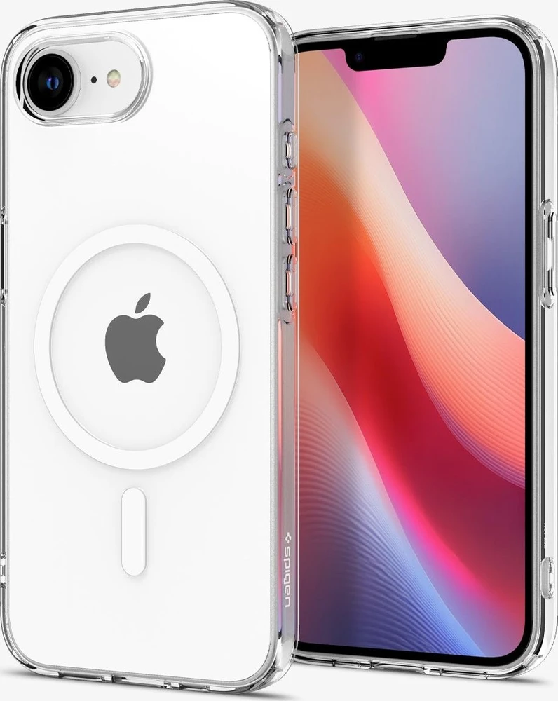 „Spigen Liquid Crystal MagSafe“ dėklas, skirtas „iPhone 16e / 17e“ – skaidrus