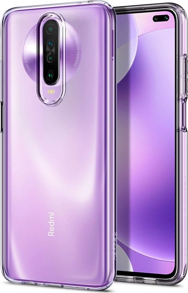 „Spigen“ skystųjų kristalų dėklas „Xiaomi PocophoneX2“ / „Redmi K30 Crystal Clear“ ACS00698