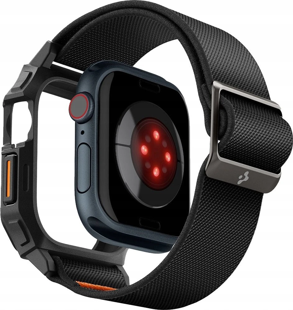 Apple Watch 10 (42mm) Spigen Lite Fit ”Pro” Matte juodas