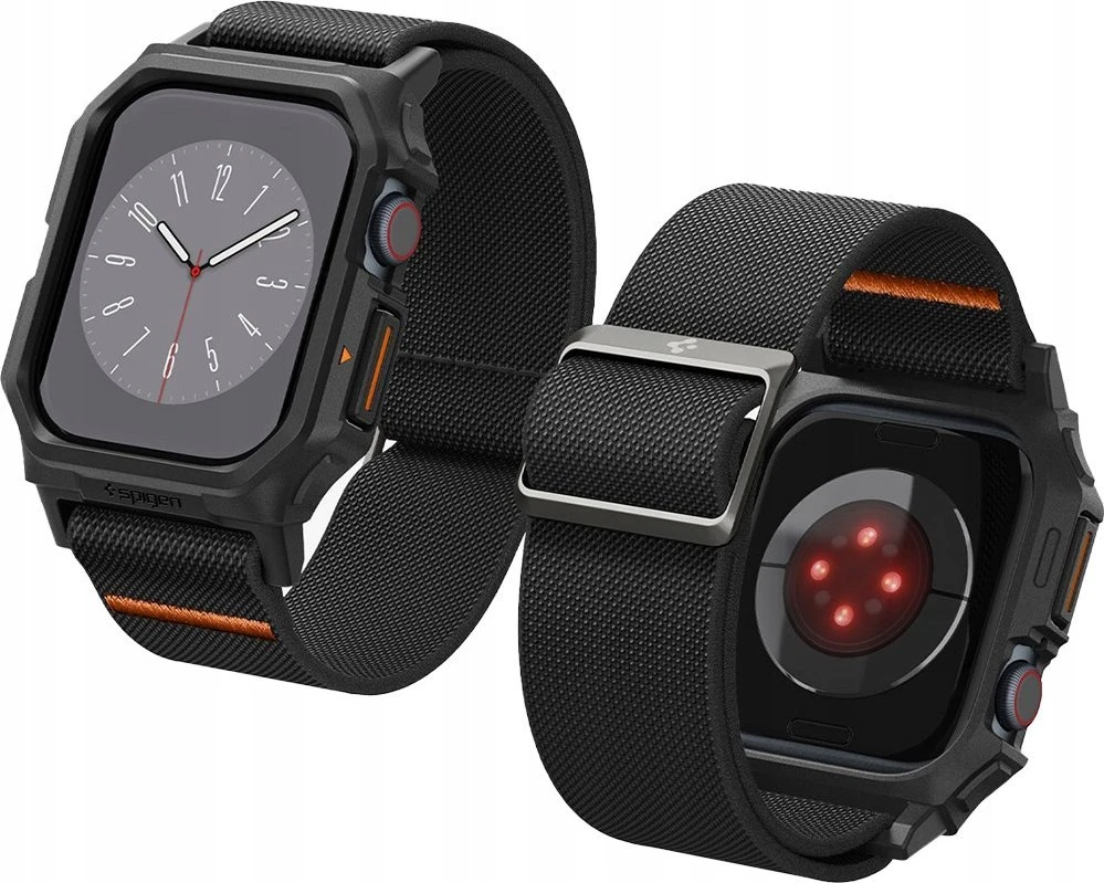 Apple Watch 10 (42mm) Spigen Lite Fit ”Pro” Matte juodas