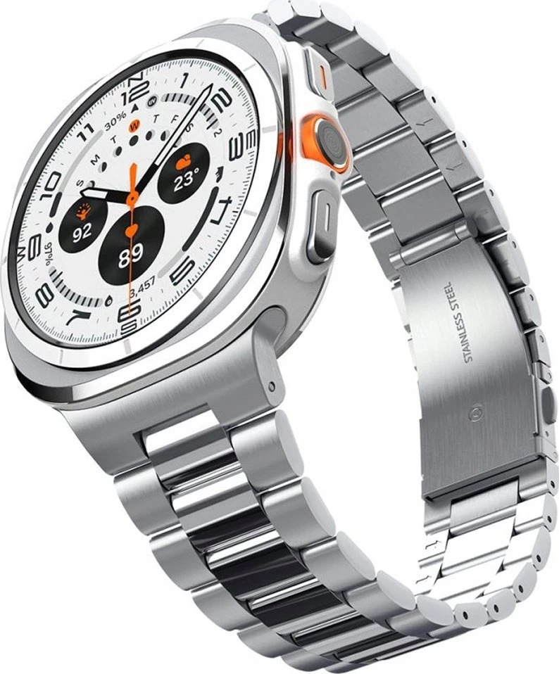 Spigen Modern Fit Band – Bracelet for Samsung Galaxy Watch Ultra 47 mm (Sidabrinis)